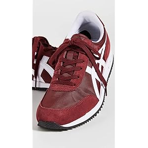 Onitsuka Tiger Unisex New York Shoes, Beet Juice/White, 8